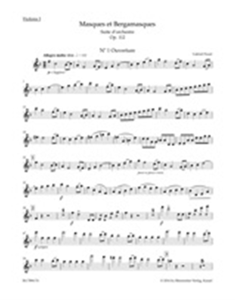 Masques et Bergamasques op. 112